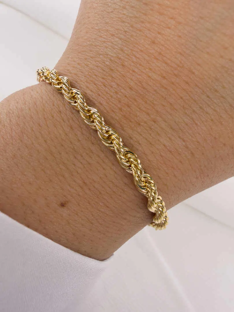 Pulseira - Everyday Chunky Rope Chain bracelet 6mm