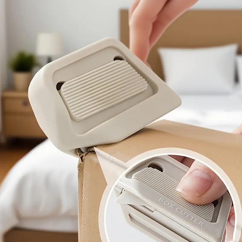 New Magnetic Box Cutter – Retractable Utility Knife with Ceramic Blade, Safe for Kids,Home and Office, Cardboard Cutting Tool