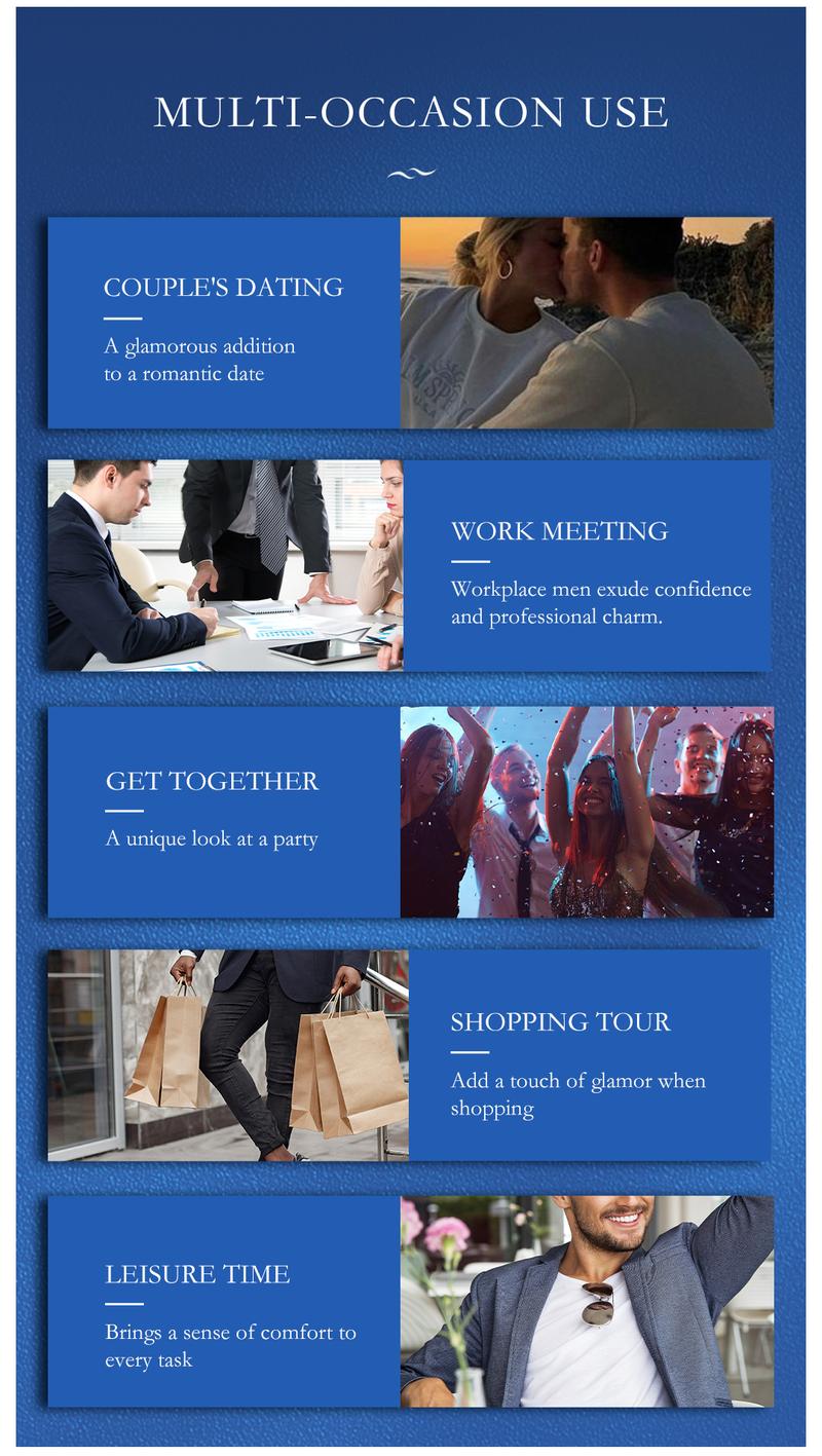 YCZ Midnight Marine Eau de Parfum 1.7oz Aromatic Woody Fragrance for Men with Bergamot Vetiver Leather Citrus & Musk Notes Ideal Gift Choice