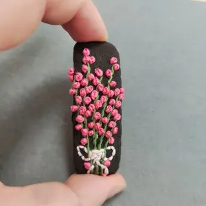 Embroidery hair clip(finished product)