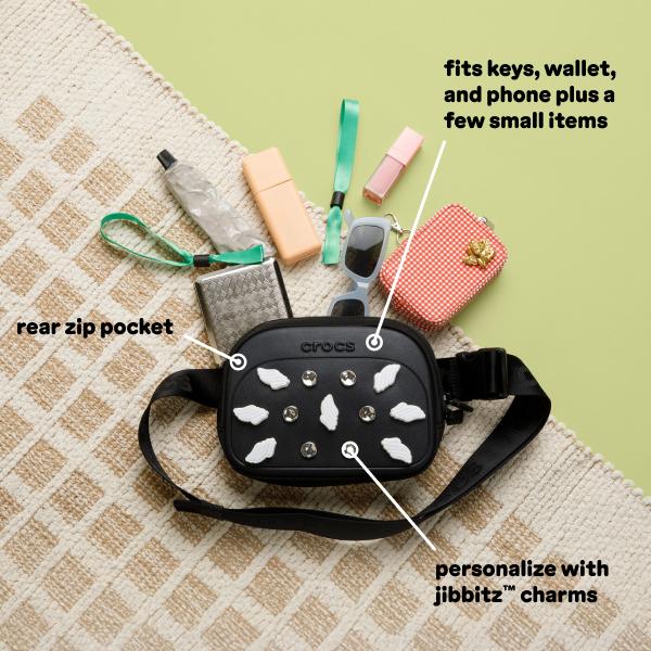 Crocs Classic Belt Bag, Ready to Personalize Waist Bag