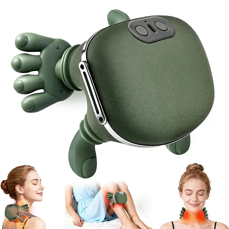 Summervibes Biomimetic hand heating massager wireless portable electric acupoint pressing 4D kneading massage real hand tactile muscle massage for neck, shoulders and hands.