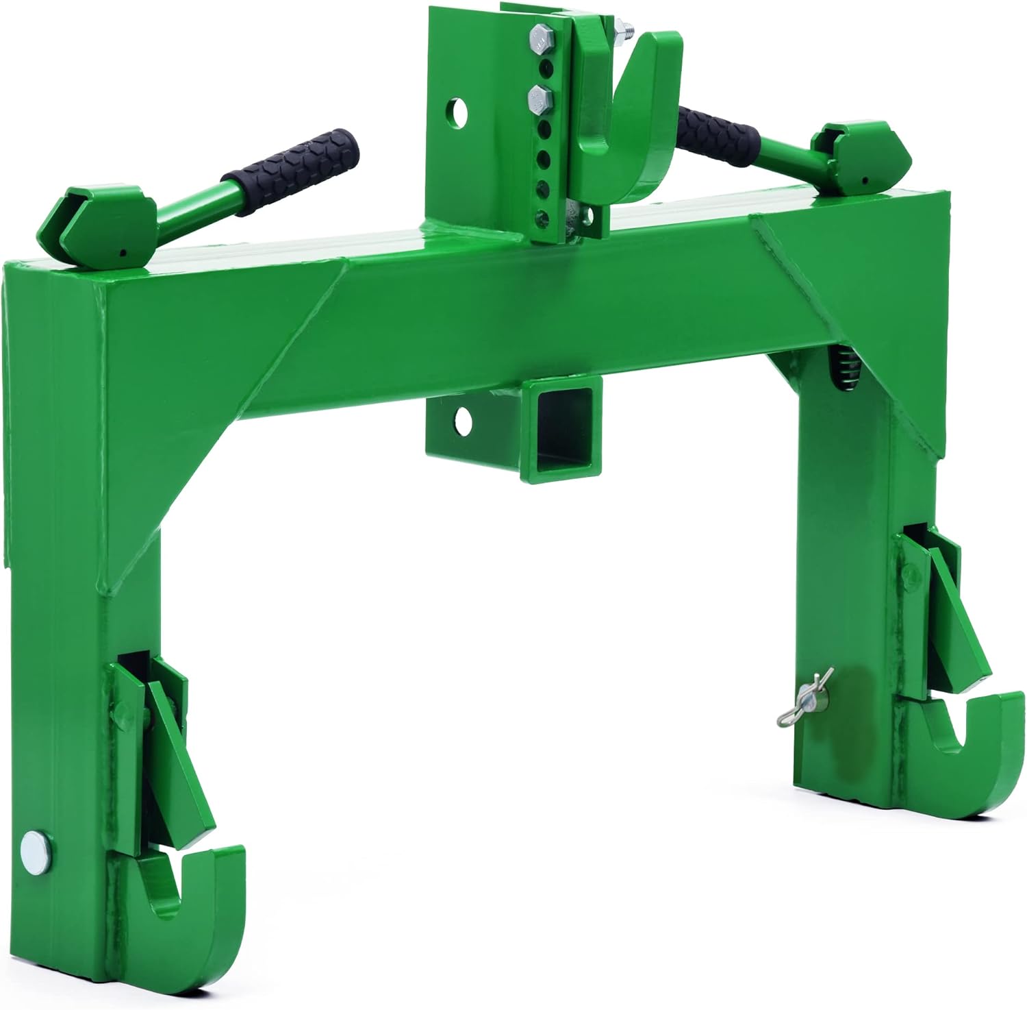 YITAMOTOR 3 Point Quick Hitch for Category 1 Tractor, 3000 lbs 3-Pt Attachment with 2" Receiver Trailer Hitch Adaptation with 5 Level Adjustable Bolt YITAMOTOR 3 Point Quick Hitch for Category 1 Tractor, 3000 lbs 3-Pt Attachment with 2" Receiver Trailer Hitch Adaptation with 5 Level Adjustable Bolt
