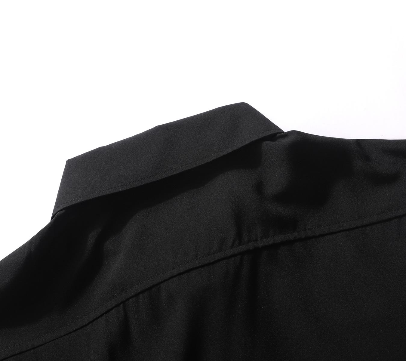 Men's Shirt Long Sleeve Wrinkle-Free Four-Sided Stretch Business High-End Shirt