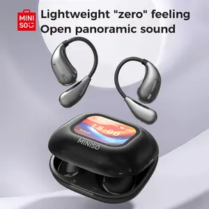 MINISO M95 True Wireless Open Ear Earbuds Bluetooth 5.4 IPX5 Waterproof 48Hours Play time OWS Headphones