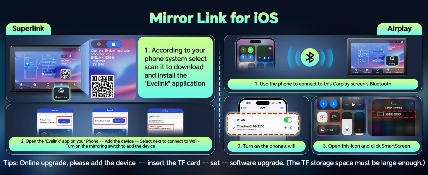 【SpringGlowUp】LAMTTO 8-Inch CarPlay Screen for Vehicles — Suction Cup Mount and Magnetic Holder Install on the Air Vent Without Blocking the Driving View. Portrait Mode for Shorts Viewing and Landscape Mode for Movie Playback