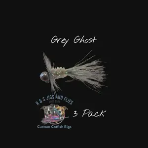 Grey Ghost Crappie Jig (pack of 3, 1/16 ounce jig)