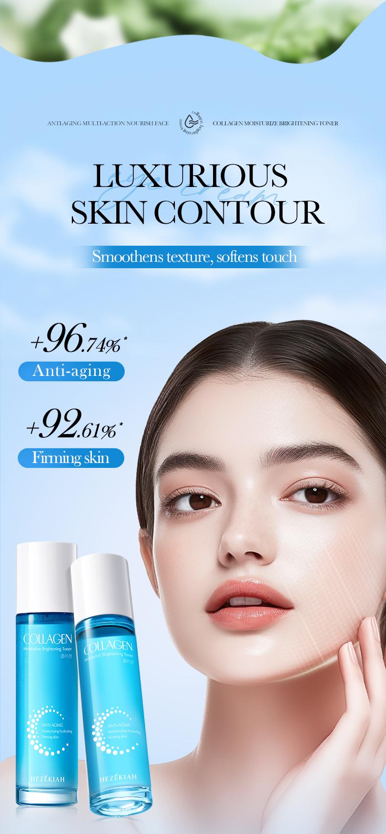 Collagen Moisturizing Brightening Toner Anti-Aging Hydrating Firming Skin Care