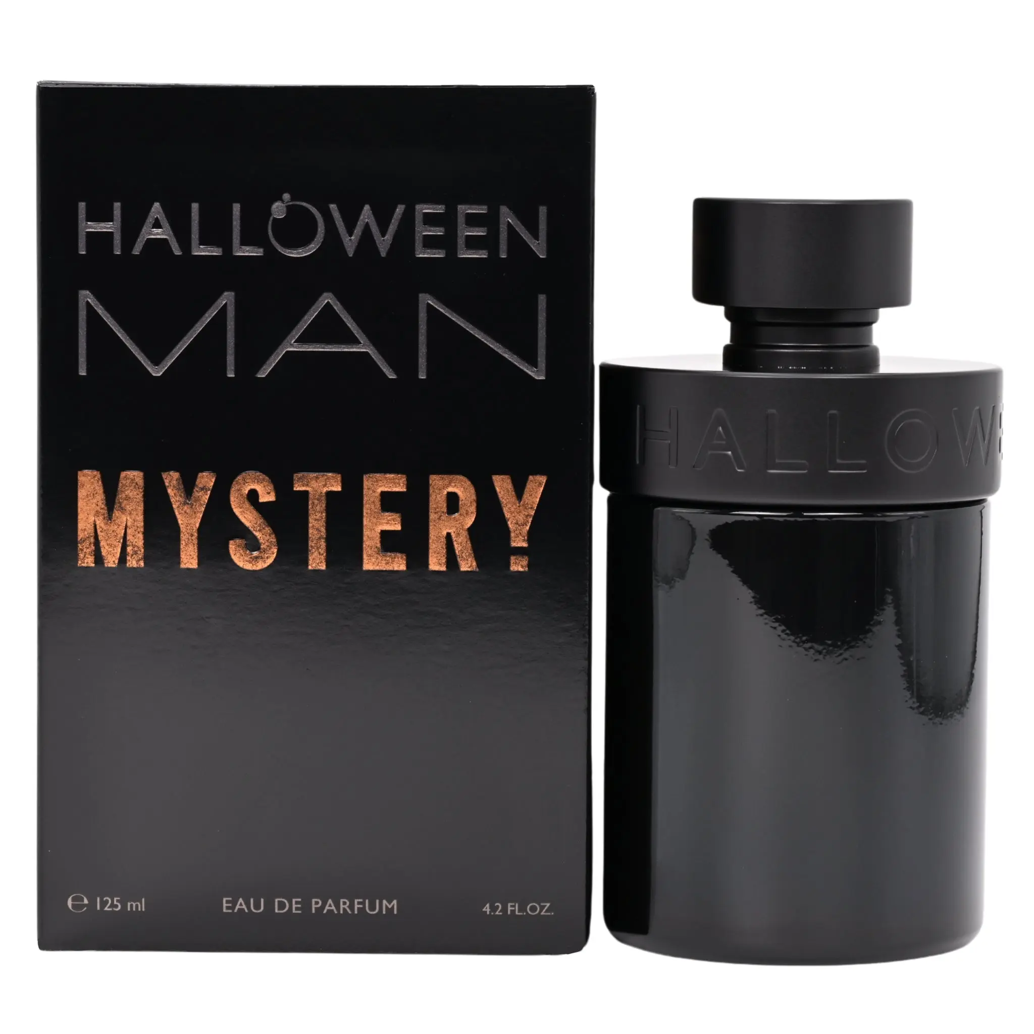 J. Del Pozo Halloween Man Mystery EDP - 4.2 fl oz Men's Cologne, Halloween Theme, Lavender Top Notes, Patchouli Base Notes, Woody Aroma, Luxurious Non-Toxic Peach Hazelnut Fragrance, New in Box, Luxurious Men's Fragrance, Peach Men's Fragrance