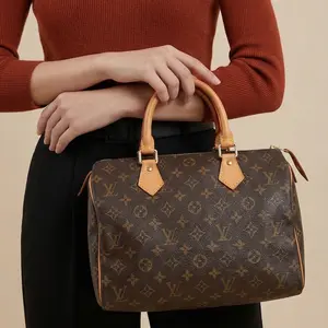 Pre-owned Louis Vuitton Canvas Tote Bags Speedy 30 Monogram Top Handle Bag