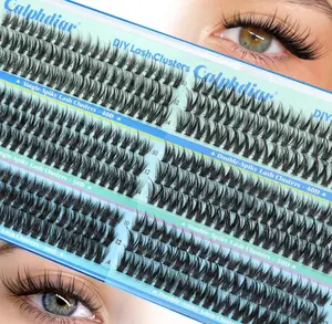 Wispy Lash Clusters 10 12 14mm Eyelash Clusters Short Natural Cluster Eyelash Extensions 40D 50D 60D Individual Lashes Clusters 360pcs Fairy Lash Extension CC Curly DIY Eyelashes Clusters by calphdiar
