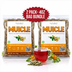 Herbalista - Viral 2 Bag Bundle - 4oz Each (114g) Muicle (Sangre de Cristo) Herbal Tea  - Premium Mexican Honeysuckle Tea | 100% All-Natural Loose Leaf| Non-GMO Mexican Herbal Tea Wildcrafted.