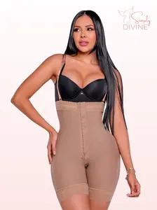 SD-2023 Mid-Thigh Invisible Strapless Girdle with Front Clasp