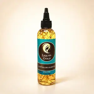 Liquid Gold Herbal Hair Growth Oil with Rosemary and Peppermint Oil Promotes Scalp Health and Faster Hair Growth Effective Hair Care  Longer Hair Thicker Edges
