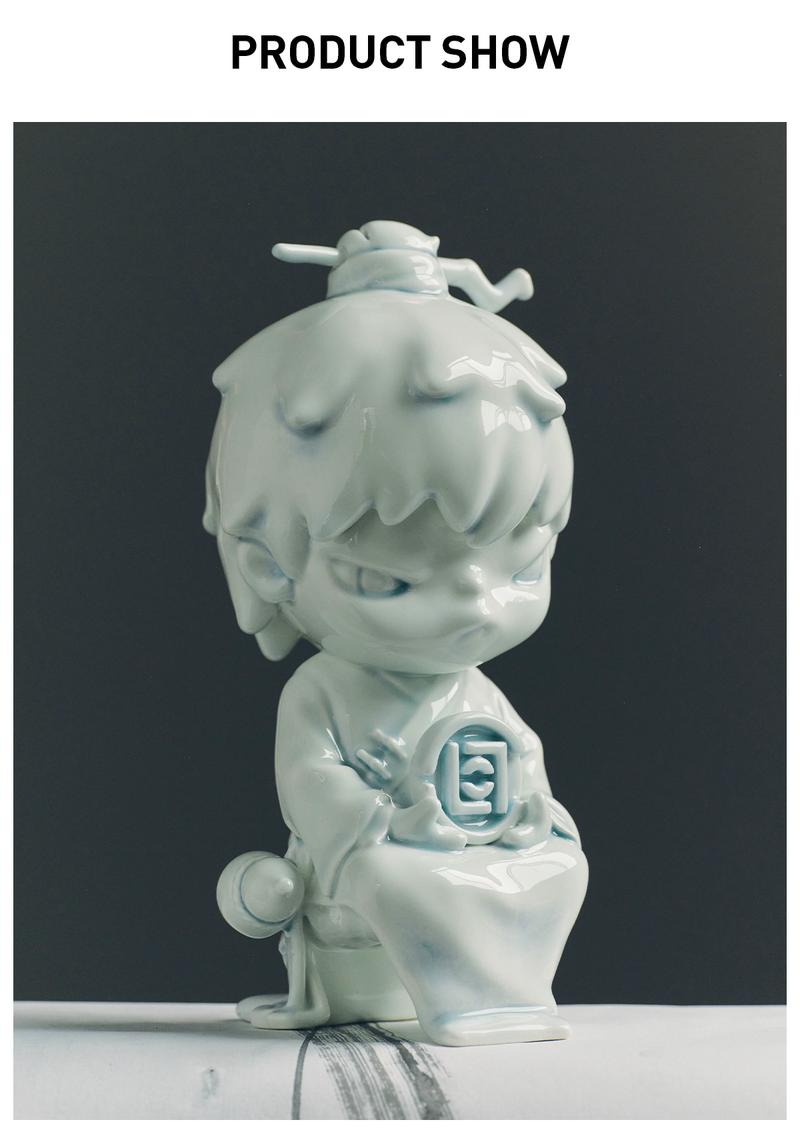 POP MART Hirono × CLOT-Yin-yang Ceramic Incense Burner Celadon