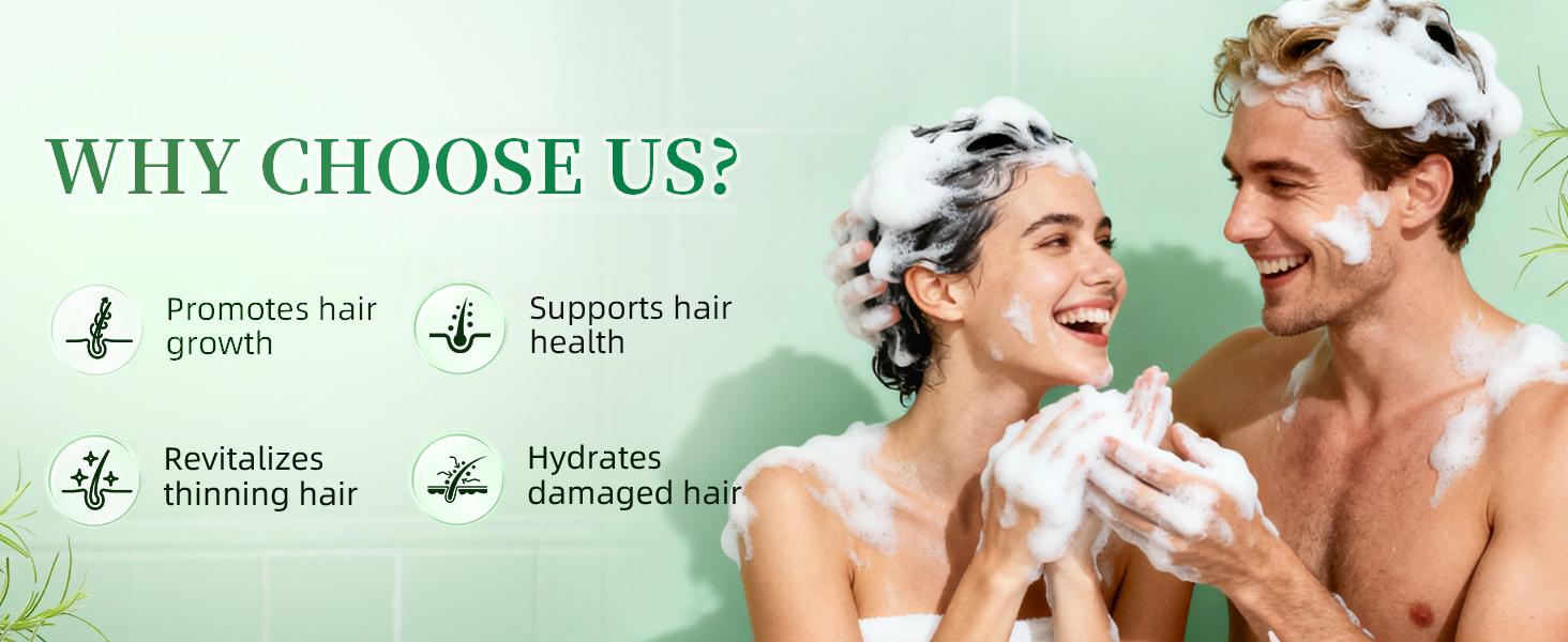 SYSNI 3-in-1 Shampoo for Hair Growth & Thickening infused with Batana Oil, Rosemary & Jojoba OilNourishes Scalp, Reduces Thinning, Promotes Fuller Hair300ML(10.14 oz).