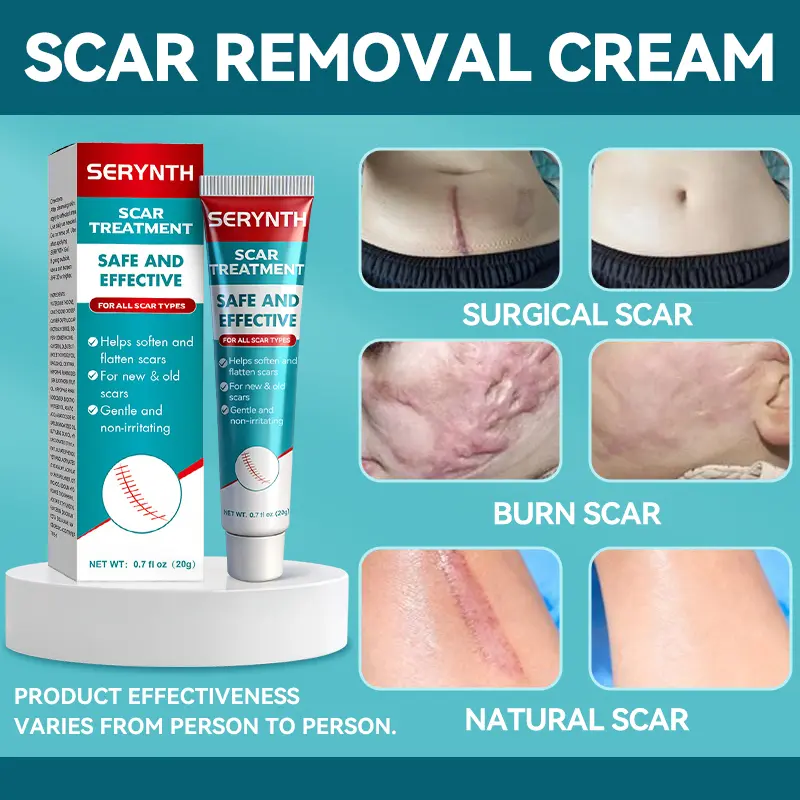 Professional Scar Removal Gel - Scar Cream for Keloid Bump Solution, C-Sections, Surgeries, Healing Support