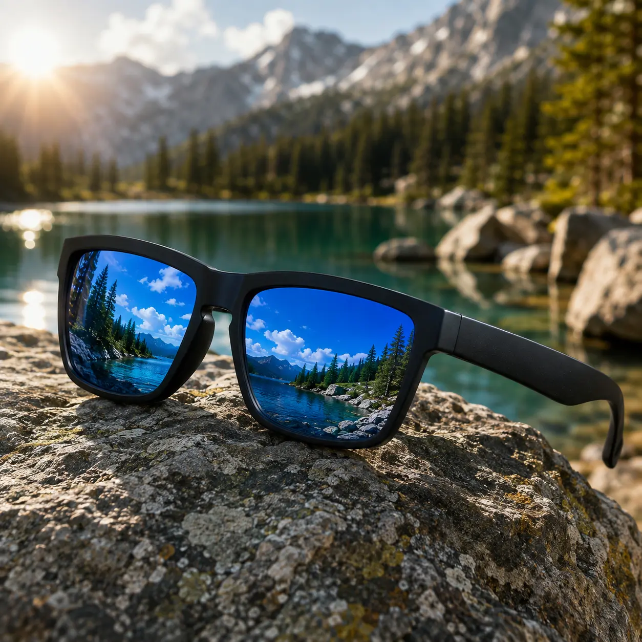 Polarized Fishing Sunglasses for Men - Anti-Glare UV400 Sports Eyewear for Fishing, Boating & Outdoor Activities