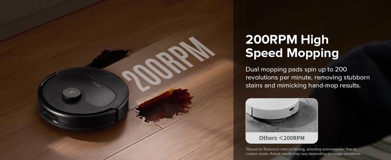 Roborock Qrevo Series Robot Vacuum and Mop, 10,000Pa suction, Self-Drying, Auto Mop Washing, Self-Emptying & Refilling, 10mm Mop Lifting, Smart Obstacle Avoidance (QV 35S) #TikTokShopJumpstartSale