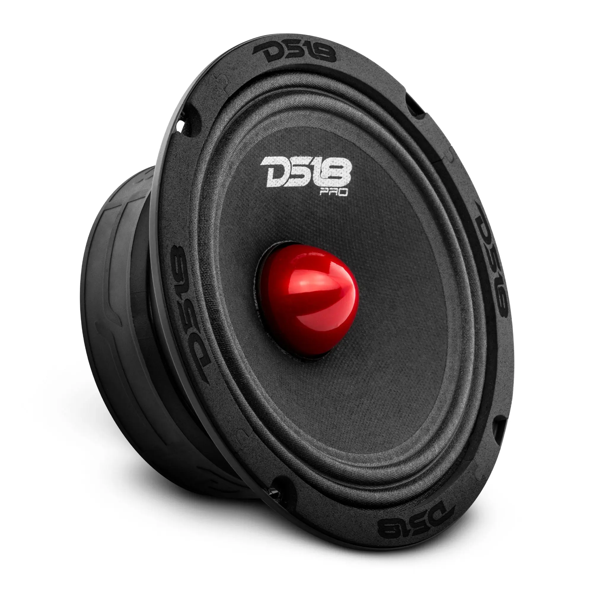 DS18 PRO 6.5" Mid-Range Automotive Car Audio Loudspeaker with Bullet, 140W RMS, 4-Ohm, Speaker