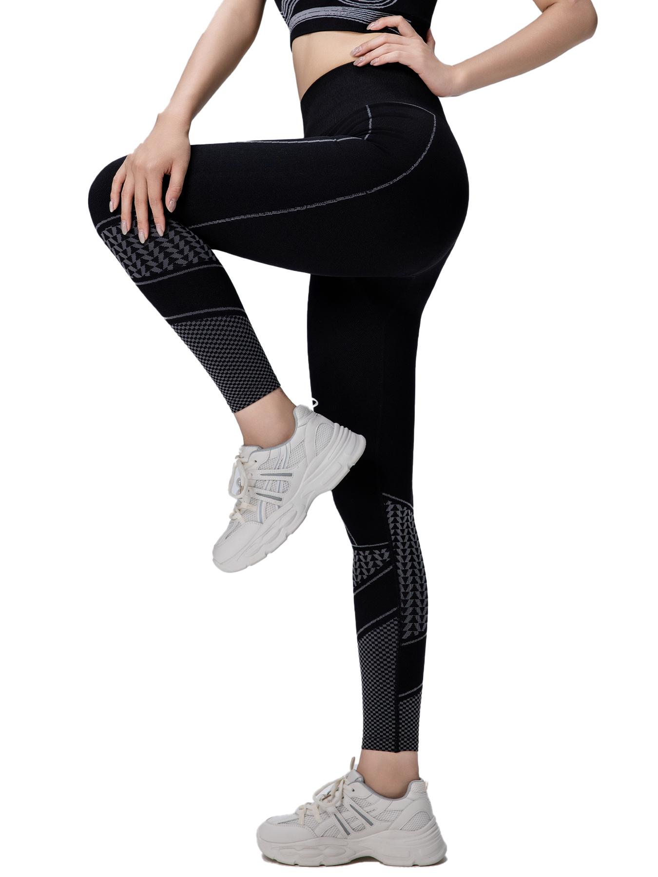 SUOVADUN ck009 Women's High-Waist Seamless Yoga Leggings, Quick-Dry Stretchy Activewear Pants with Hip Lift, Tummy Control, Slim Legs, High Elasticity, Soft Breathable Moisture-Wicking for Fitness, Casual Attire