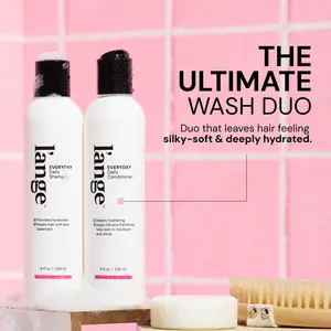 L'ANGE HAIR - Everyday Daily Shampoo and Conditioner Set | Gentle Cleansing for Lightweight Hydration | Refreshes & Balances Scalp | Hair Strengthening for Soft, Healthy-Looking Hair | Enhances Shine & Smooths Strands | for Women & Men