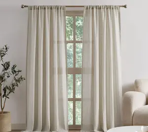 Brooklyn Loom Flax Linen 50x108 Window Curtain Brooklyn Loom Flax Linen 50x108 Window Curtain