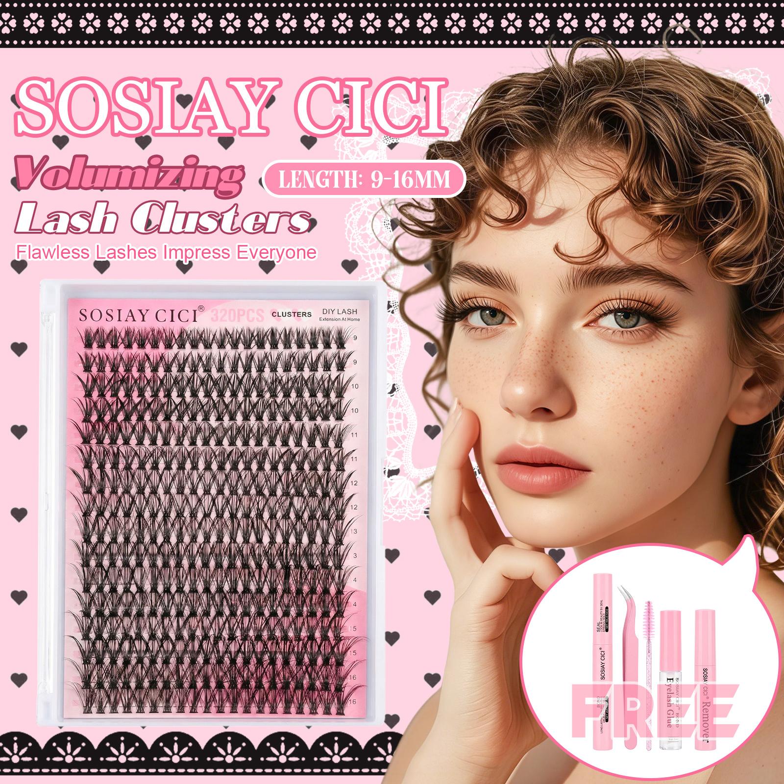 2080Pcs Fluffy Lash Clusters Kit Manga/Cat Eyes/Natural/Dense/Thick/Dramatic/Bottom Lashes Eyelash Clusters 9-18mm 30D 40D 80D 100D DIY Lashes Cluster Eyelash Extensions Kit Individual D Curl False Eyelashes with 2 Bond&Seal 2 Remover 2 Tweezers 5 Brushes