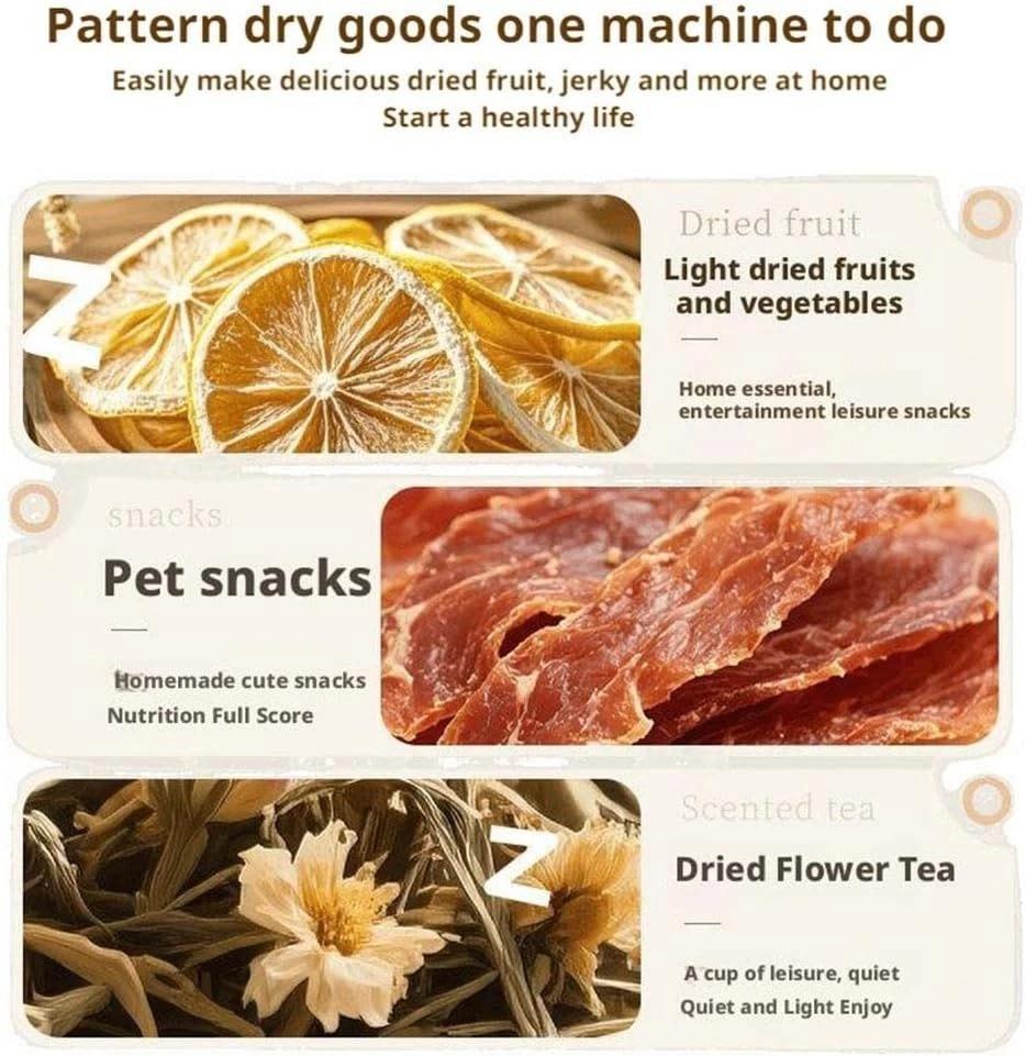 Essential Food Dehydrator, 5 Stackable Trays with Adjustable Timer and Temperature Control - Electric Food Preserver for Jerky, Fruits, Veggies, Meat & Dog Treats, Large capacity Essential Food Dehydrator, 5 Stackable Trays with Adjustable Timer and Temperature Control - Electric Food Preserver for Jerky, Fruits, Veggies, Meat & Dog Treats, Large capacity