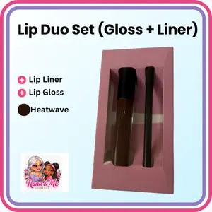 Lip Duo Set (Gloss + Liner)-High Shine Gloss & Precision Lip Liner