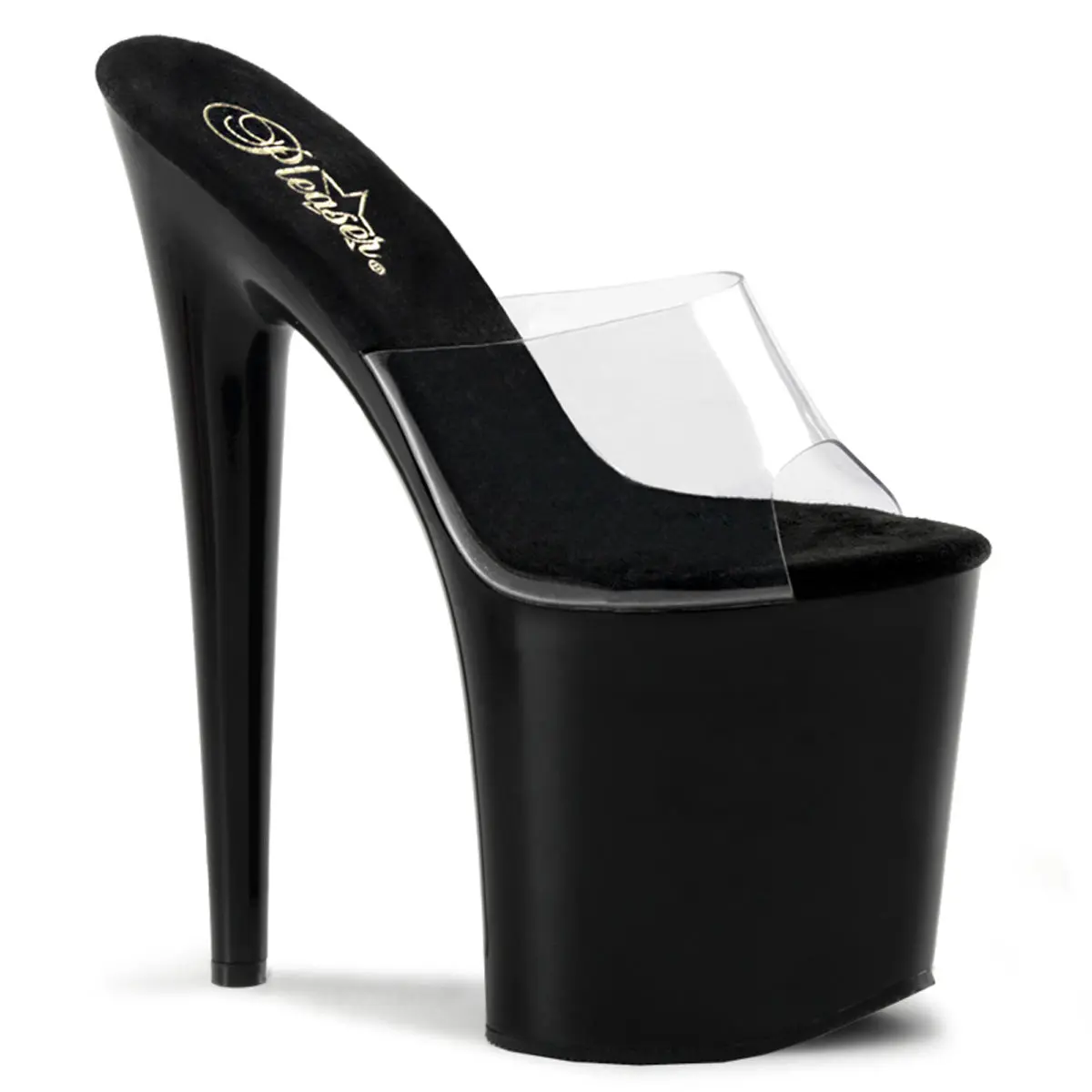 Pleaser 801 Women's Classy Platform High Heels - Fashion Slip-On Heeled Sandals, Stylish Women's Footwear