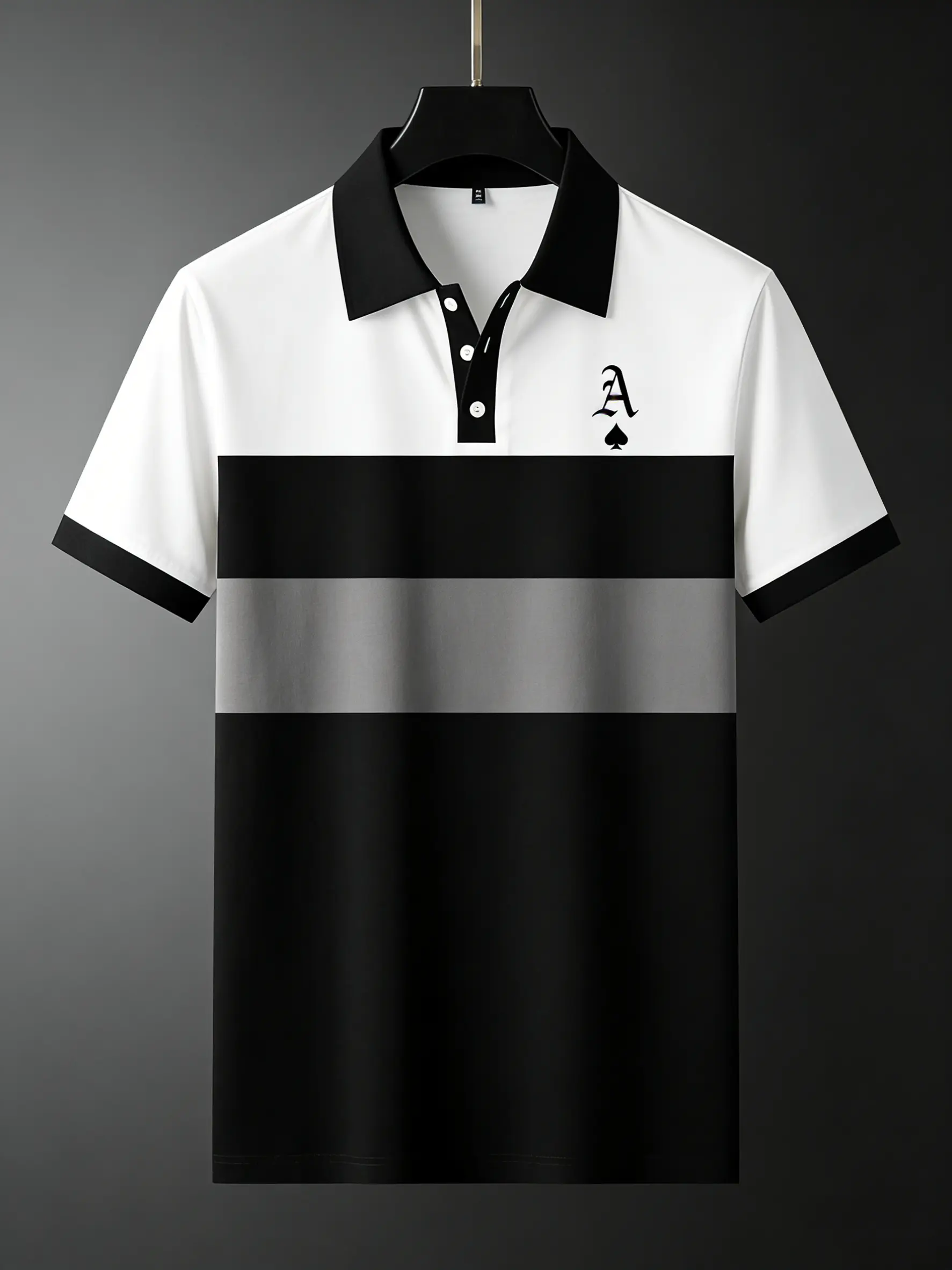 New summer fashion large grid striped shirt, digital printed short sleeved quick drying casual top