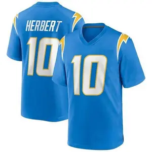 Herbert#10 Jersey Shirt, America Football Jersey, Sport Clothing, Football Uniform, Jersey For Football Fans, Gift for him