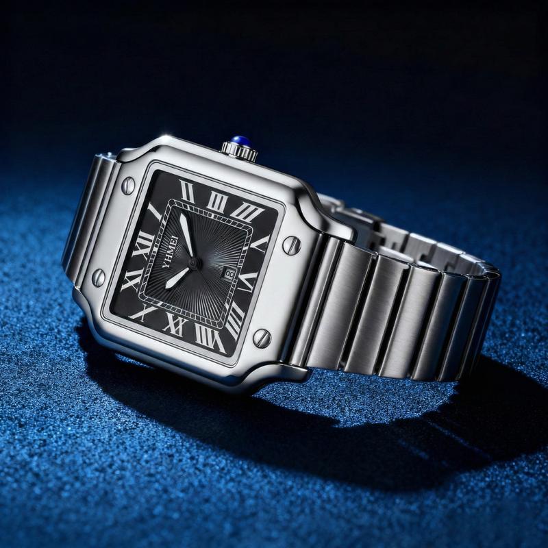 Elegant Multi Function Watch Suitable For Women And Men Featuring Calendar 33mm Dial Stainless Steel Band And Analog Water Resistant Design Elegant Multi Function Watch Suitable For Women And Men Featuring Calendar 33mm Dial Stainless Steel Band And Analog Water Resistant Design