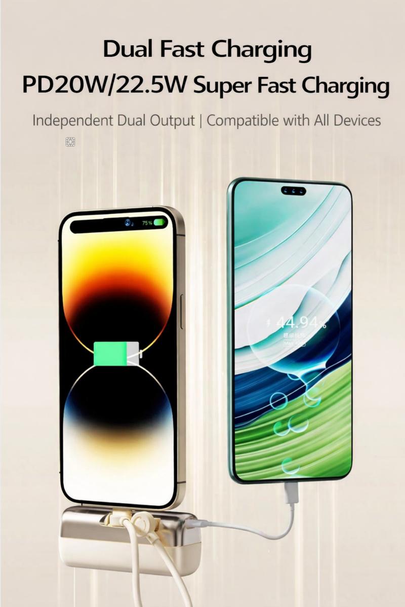 Lzaitai Portable Charger Nano Power Bank with Built-in USB C Connector lightning Connector 5000/10000mAh Portable Charger 22.5W, for iPhone 17/16/15 Series, Samsung S22/23/24 Series, iPad Pro/Air, AirPods, and More Lzaitai Portable Charger Nano Power Bank with Built-in USB C Connector lightning Connector 5000/10000mAh Portable Charger 22.5W, for iPhone 17/16/15 Series, Samsung S22/23/24 Series, iPad Pro/Air, AirPods, and More