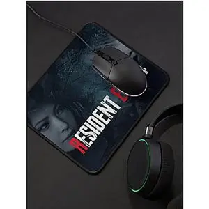 Resident Evil 4 Remake Gaming Mouse Pad, Leon Kennedy Survival Horror Desk Mat, Extended PC Gaming Deskpad with Retro RE Artwork Decor