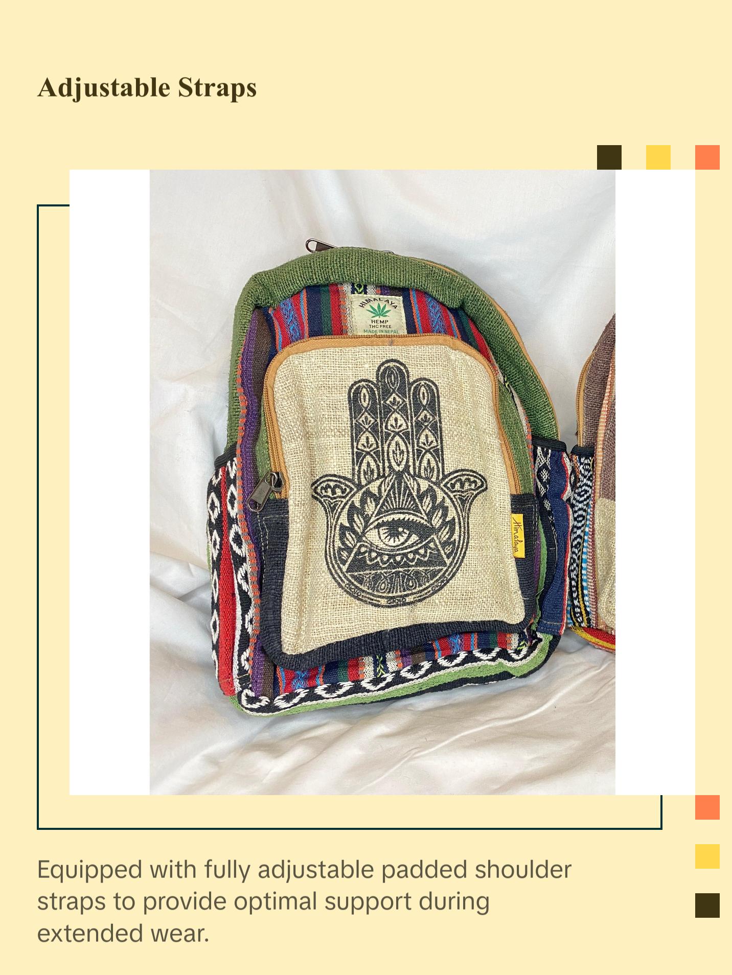 HAMSA Himalayan Hemp Backpack