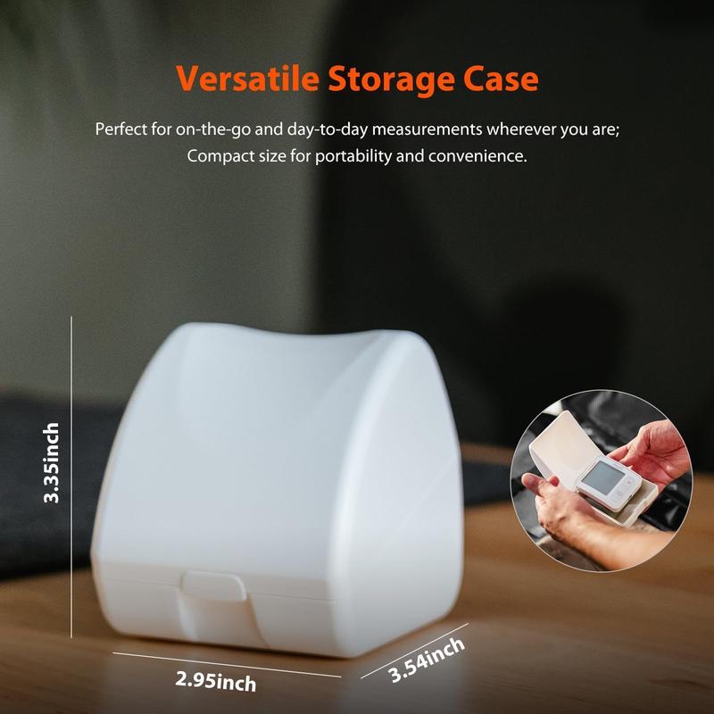 iHealth Push Wrist Blood Pressure Monitor, Digital Bluetooth Blood Pressure Machine with Large Display and Portable Carrying Case Healthcare Kit