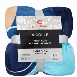 King size soft flannel blanket