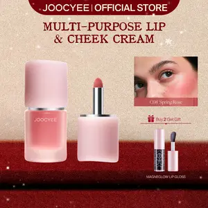 JOOCYEE Multi-Purpose Lip&Cheek Cream 2.0, Blur, New Upgrate, Matte Lipmud, Silky, Multi-Use, Mood Glow, Matte, Long-Wear, Beginner-Friendly, Multi Shades, Portable, Novel, For Holidays, Parties, Masquerades, Valentines Day Gift, New Year