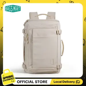 BAGSMART Blast Carry-On Travel Backpack 15.6" Laptop Waterproof Quick Access Fits 40oz Water Bottle Ideal for Airplane Travel Durable Compact Airline Approved Secure 28L-38L Volume 6 External Pockets