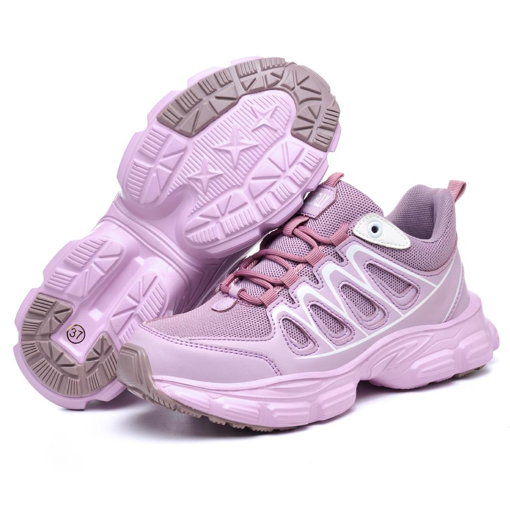 Women's Safety Shoes Anti-Smash Steel Toe Anti-Puncture Kevlar Lightweight Breathable Ladies Work Boots for Factory Workshop Outdoor Construction Non-Slip Black Closed Toe Footwear Worker