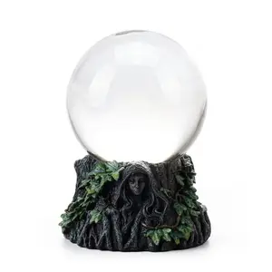 Triple Goddess Crystal Ball Set — Maiden Mother Crone 100mm