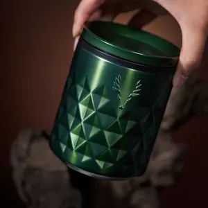Paragon Stainless Steel Rocks Tumbler with Lid in Satin Green 12 oz - Ceramic Coated Whiskey Tumbler, Gifts for Dad, Sip Without Limits