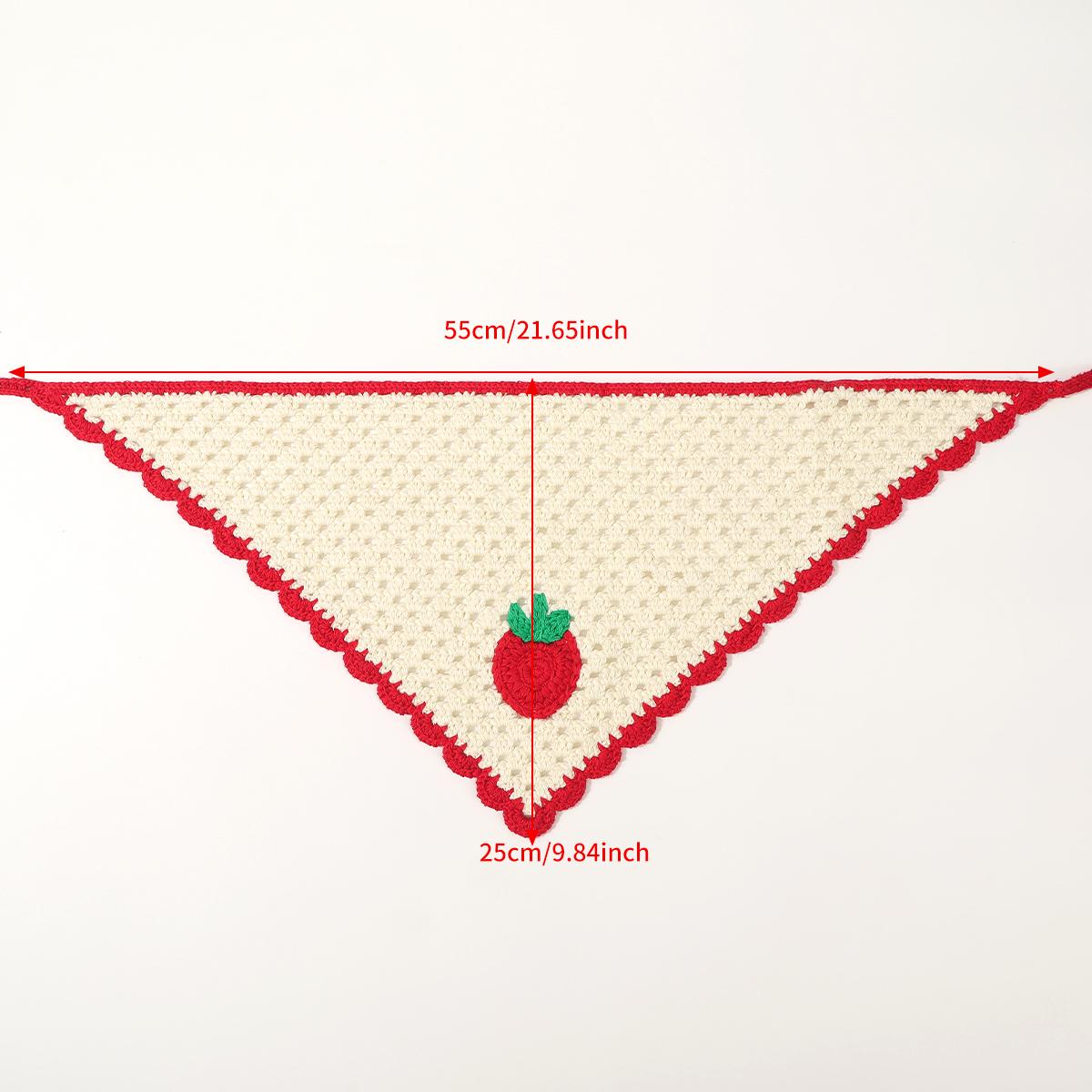 AWAYTR Crochet Bandanas Headbands Cute Butterfly Strawberry Hairbands Knitted Headscarf for Women Girls Elegant Head Scarf Head Kerchief 3Pack AWAYTR Crochet Bandanas Headbands Cute Butterfly Strawberry Hairbands Knitted Headscarf for Women Girls Elegant Head Scarf Head Kerchief 3Pack