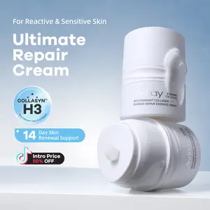 Aviray Barrier Repair Cream for Reactive & Sensitive Skin | Advanced Hydration & Visible Recovery with Recombinant Type III Collagen, Panthenol & Centella | Non-Greasy Daily Moisturizer | 1.76oz