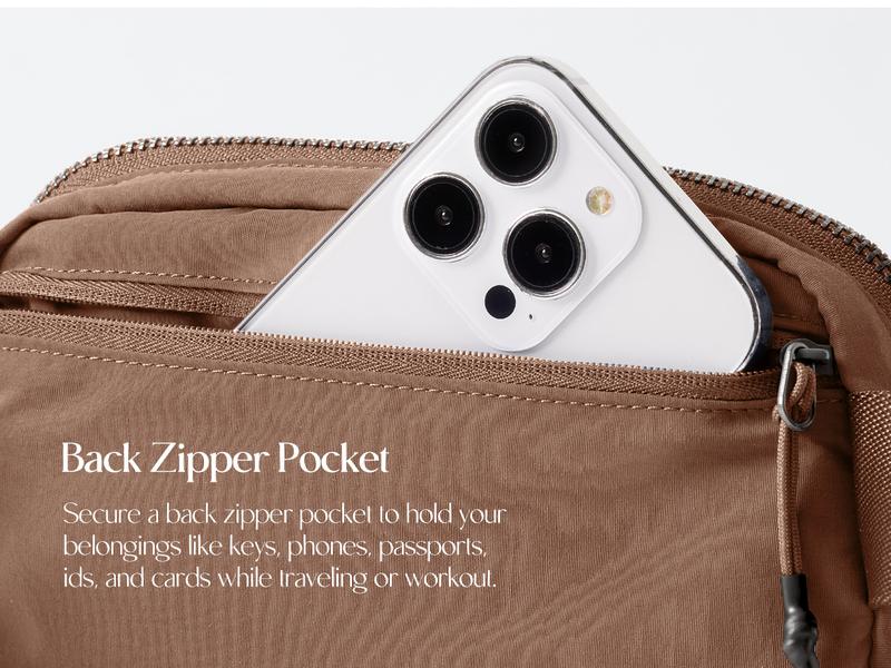 ODODOS Unisex Mini Belt Bag with Adjustable Strap Small Fanny Pack for Workout Running Traveling Hiking ODODOS Unisex Mini Belt Bag with Adjustable Strap Small Fanny Pack for Workout Running Traveling Hiking