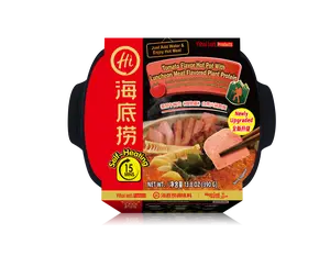 HAIDILAO - Tomato Flavor Hot Pot With Plant-based Luncheon Meat HAIDILAO - Tomato Flavor Hot Pot With Plant-based Luncheon Meat