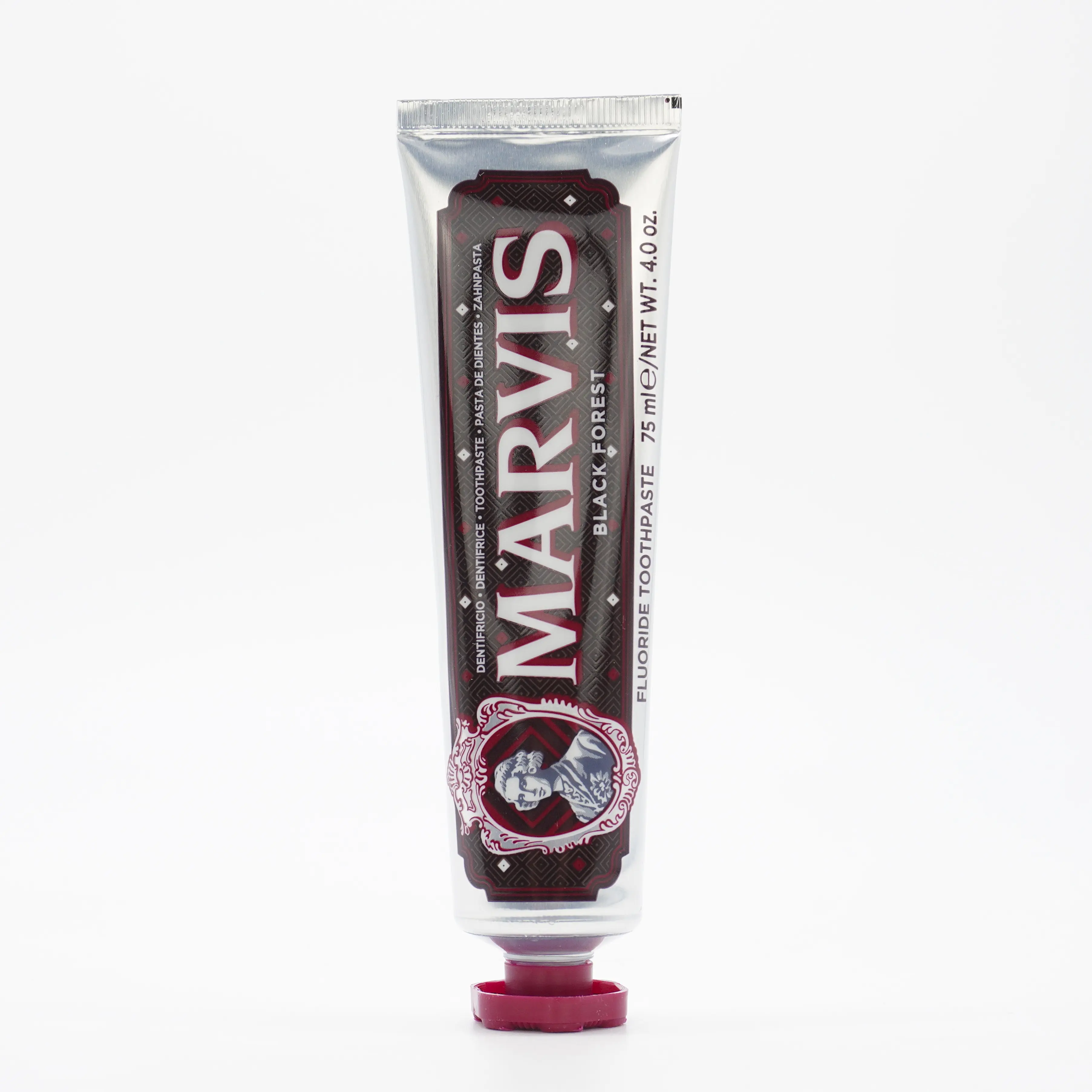 Marvis Luxury Black Forest Toothpaste, Mint-Berry Flavor, Gentle Daily Oral Care for Whitening