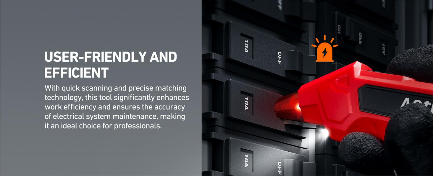AstroAI Circuit Breaker Finder Kit with GFCI Outlet Tester, Electrical Tester Tool for Home/Workshop Circuit Tracing, Quick and Accurate Locating, Home electrical safety